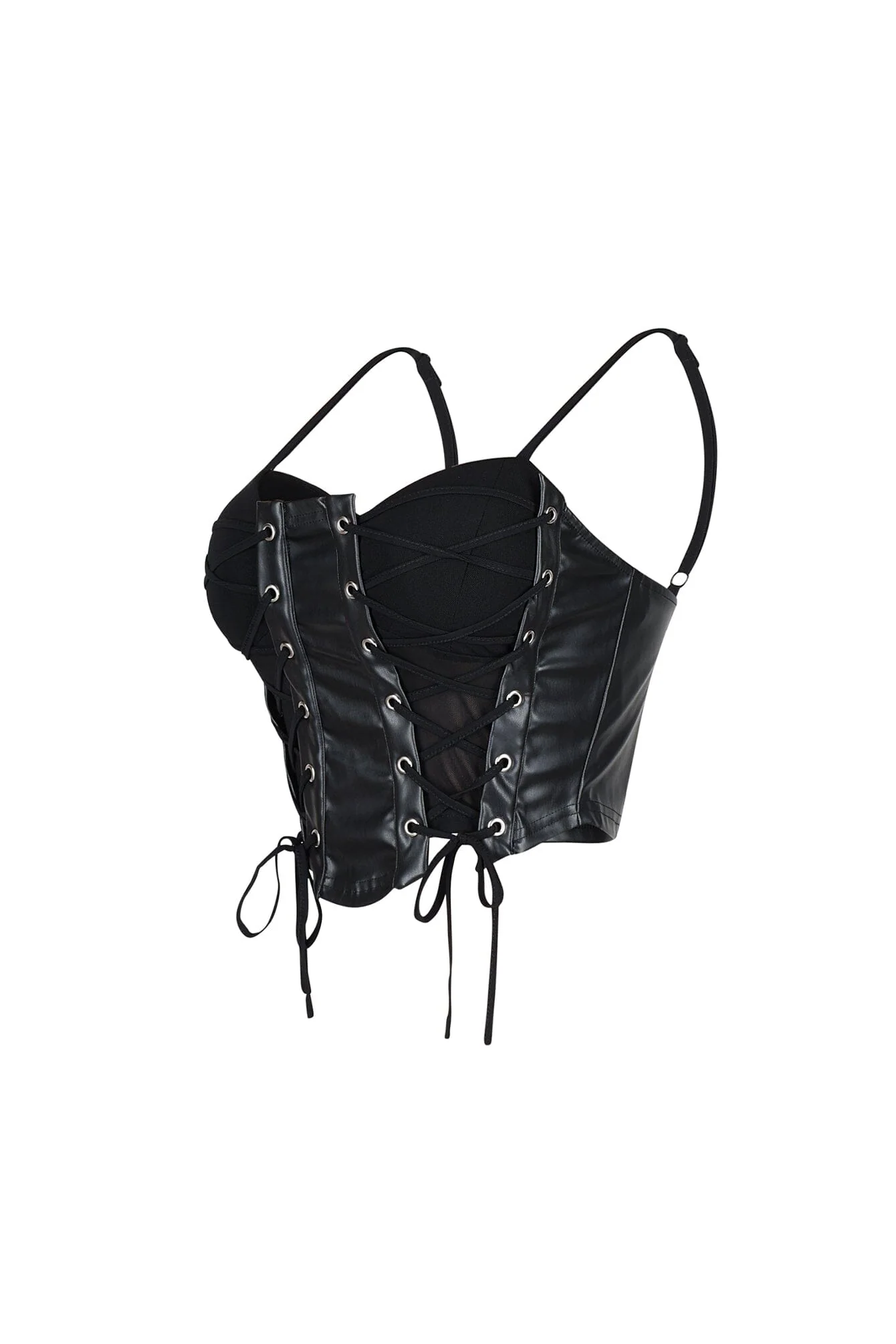 Corte Moderno Faux Leather Bustier 4 Corte Moderno Faux Leather Bustier